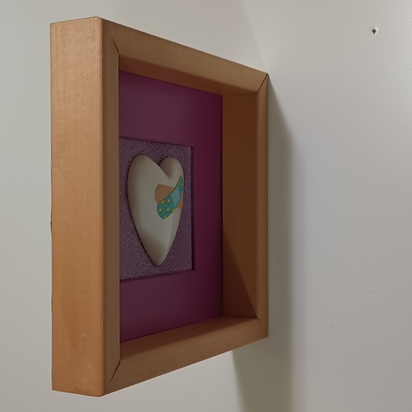 OOAK Handmade 'Healing Heart' PTSD Awareness Therapy Art - Picture 7 of 8